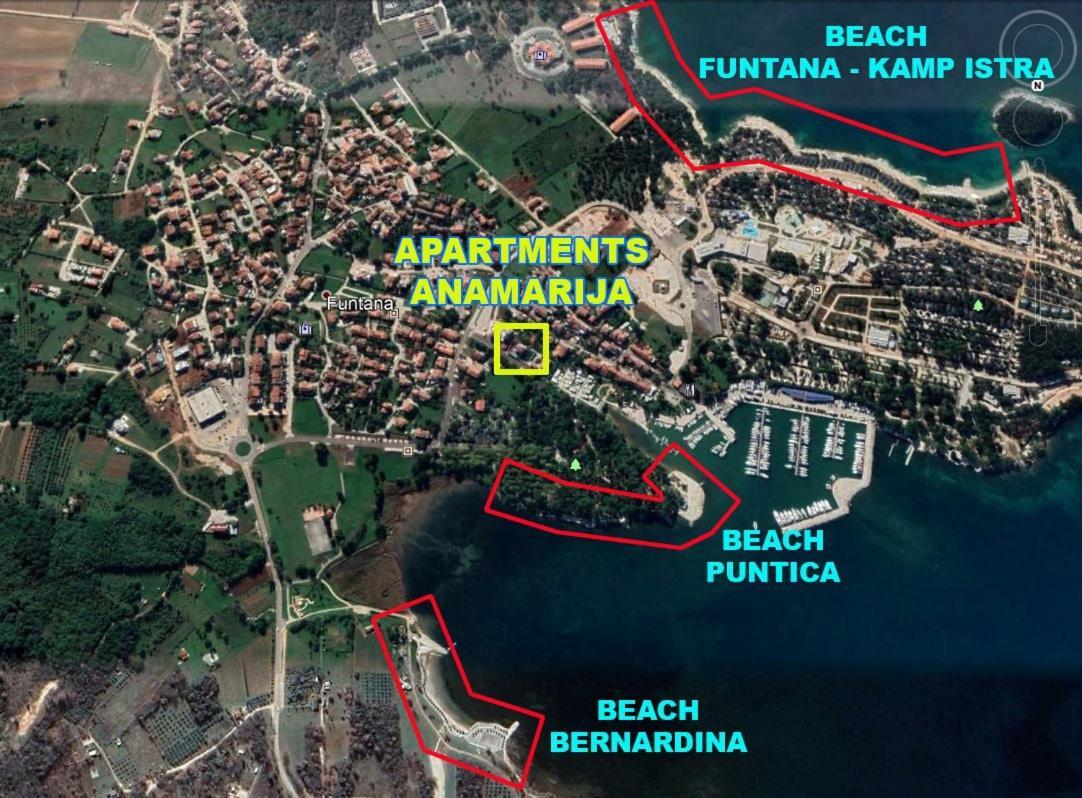 Anamarija Apartments Near The Beach And The Fantastic Adria Sea With Over 10 Small Islands Close By Funtana Εξωτερικό φωτογραφία